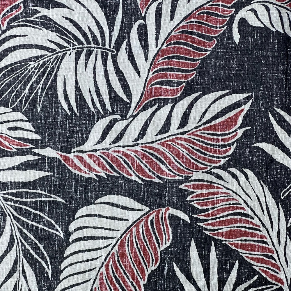 Reyn Spooner Leaf Print Red/Blk